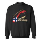 Norway Map Angel Elk Sweatshirt