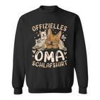 Offizielles Oma Schlaf Französische Bulldogge Sweatshirt