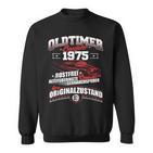 Oldtimer Baujahr 1975Intage Birthday S Sweatshirt