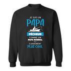 Papa Angler Mais Carrément Plus Cool Pfirsich Papa Sweatshirt