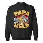 Papa Ist Mein Held Firemanoluntige Fire Brigade Sweatshirt