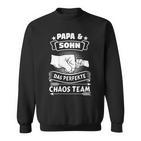 Papa Sohn Das Perfekte Chaos Team Father Partner Look S Sweatshirt