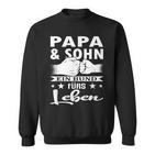 Papa Und Sonhn Ein Bund Für Leben Father Partner Look Family Sweatshirt