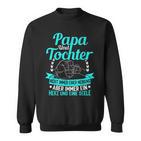 Papa Und Tochter Ein Herz Und Eine Seeleatertag Geschenk Sweatshirt