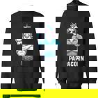 Papacorn Papa Tochter Einhörner Bodybuilding Vater Vatertag Sweatshirt
