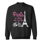 Paris France Eiffel Tower Souvenir Sweatshirt