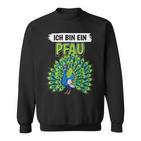 Peacock Vogel Sachen Ich Bin Ein Peacock Sweatshirt