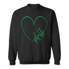 Pfeffi Heart Pepper Peppermint Liqueur Crew Pepper Sweatshirt