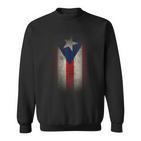 Puerto Rico Washed Flag Sweatshirt