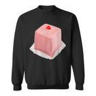 Punschkrapfen Sweatshirt für Damen und Herren, Lustiges Konditorei Design