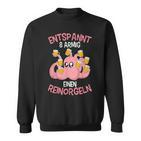 Relaxed Eight-Armed A Reinorgeln Saufen Party Malle Sweatshirt