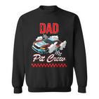 Rennwagen Geburtstagsfeier Rennen Familie Papa Pit Crew Männer Junge Sweatshirt