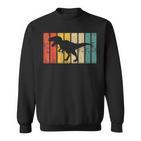 Retro Trex Dino Tyrannosaurus Dinosaur -Intage T-Rex Sweatshirt