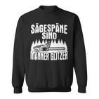 Sägespäne Sind Männer Glitter Chainsaws Sweatshirt