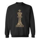 Schachspieler Schachdesign King Terms Strategy Sweatshirt