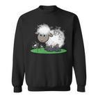 Schaf Spaß Pusteblume Lustig Und Witzig Long-Sleeved Sweatshirt