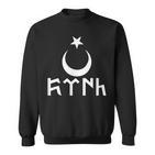 Schlichtes Göktürk Alttürkische Schrift Sweatshirt