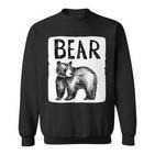 Schöner Amerikanischer Schwarzbär Sweatshirt