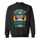 Soon To Be Daddy 2024 Lustige Schwangerschaft Ankündigung Papa Sweatshirt