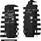 Sport Ist Mord Wein Liebe Sauf Ironie Sweatshirt
