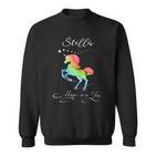 Stella Magic Einhorn Sweatshirt - Mystisches Pferd mit Regenbogenspritzern