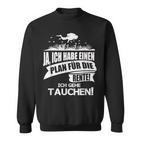 Taucher Rentner Spruch Plan Für Die Rente Ist Tauchen Sweatshirt