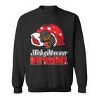 Tierfreunde Dackel Welpe Marienkäfer Spritzhaar Sweatshirt