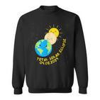 Totale Sonnenfinsternis 2024 Süße Sonnenfinsternis Sweatshirt