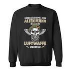 Underschätze Niemal Einen Stolzeneteran Der Luftwaffe Sweatshirt