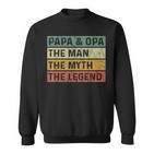 Vatertag Papa Father Day Männer Herren Papi Kinder Sweatshirt