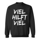 Viel Hilft Viel Old School Bodybuilding S Sweatshirt