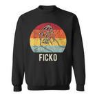 Vintage Du Bisch Ein Ficko Italian Gesture Handmark Sweatshirt