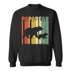 Vintage Papa Bär Baby Bäratertag Xmas Geschenk Retro Daddy Sweatshirt