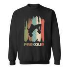 Vintage Parkour Freerunner Retro Parkour Runner Sweatshirt