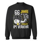 Vor 66 Jahren Der Fastest In Traffic 66Th Birthday Man Sweatshirt