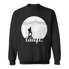 Wanderer Wandern Berg Spruch Sweatshirt