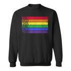 War Wohl Doch Keine Phase Sweatshirt - Regenbogen LGBTQ Flagge Design, Schwarz