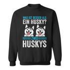 Zwei Husky Dog Husky Sweatshirt