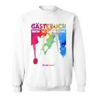 10 Jahre Guestlist 10Th Geburtstag Guest Book Sweatshirt