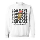 100 Tage Schule Lightning Bolt Pencil 100 Tag Für Lehrer Sweatshirt