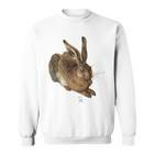 Albrecht Durer Young Rabbit Gray S Sweatshirt