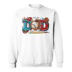 Baseball Papa Papaintageatertag Ball Softball T-Ball Sweatshirt