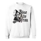 Böse Alte Frau Langarm Böse Alte Frau Sweatshirt