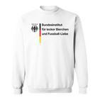 Bundesinstitut Für Lecker Bierchen Und Fussball-Liebe Bier Sweatshirt