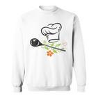Chef's Hat Chef Chef Vegan Vegetarian Sweatshirt