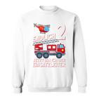 Children's Fireman Endlich 2 Jetzt Bin Ich Einsatzeiteiteiter 80 Sweatshirt