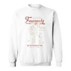 Children's Ich Habe Einen Feuerwehr Papa Ich Habe Einen Feuerwehr Papa Sweatshirt