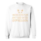 Children's Mein Kostüm Hat Die Katze Gefressen Cool Sweatshirt