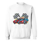 Children's Racing Car Ich Bin 2 Geburtstag 80 Sweatshirt