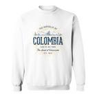 Colombia Retro Style Vintage Colombia Sweatshirt